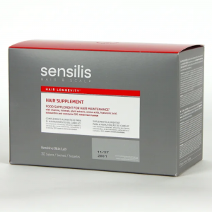 Hair & Sculp Complemento Alimenticio para el Mantenimiento del Cabello, 30 sobres. - Sensilis