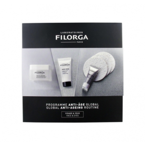 COFRE TIME FILLER-EYES (15 ml) + MESO-MASK (15 ml) + NCEF INTENSIVE (7 ml) + un KIT ESPONJAS, Edición Limitada. - Filorga 