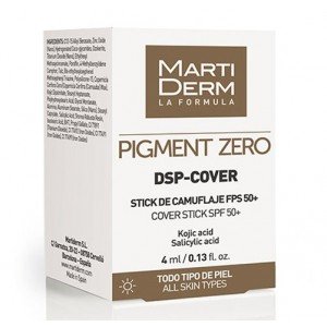 Pigment Zero DSP-Cover Stick SPF 50+, 4 ml. - Martiderm