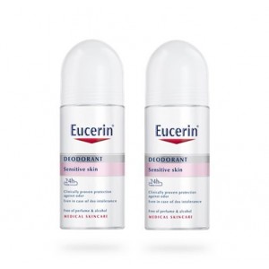 Desodorante Piel Sensible Roll-On 24h, 50 ml. + 50 ml. con 50% de Descuento! - Eucerin