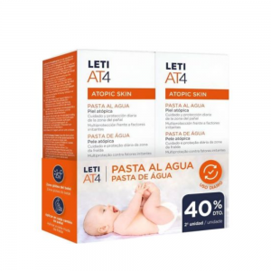 Duplo LETI AT4 Pasta al Agua, 40% dto en la 2ª ud, 75 g + 75 g. - LETIPharma