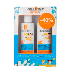 Duplo Anthelios UVMUNE 400 Dermo-Pediatrics Spray Invisible SPF50+, 200 ml.+ 200 ml. - La Roche Posay