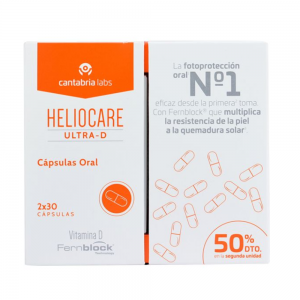 Duplo Heliocare Ultra D Cápsulas, 2 x 30 Caps. - Cantabria Labs