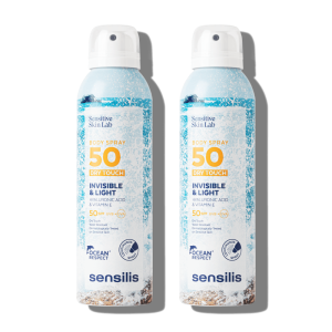 Duplo Invisible & Light Body Spray SPF50+, 200 ml. + 200 ml. - Sensilis