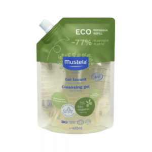 Eco-Refill Gel Champú, Certificado BIO, 400ml. - Mustela