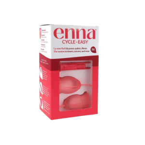 Enna Easy Cup "M" x 2 + Vaso Higienizador + Aplicador. -  Exeltis