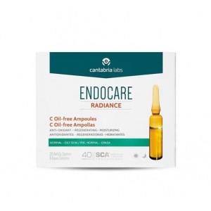 Endocare Radiance C Oil-free Ampollas, 30 x 2 ml. - Cantabria Labs