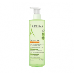 Exomega Control Gel limpiador Emoliente 2 en 1 Anti-irritación, 500 ml. - A-Derma