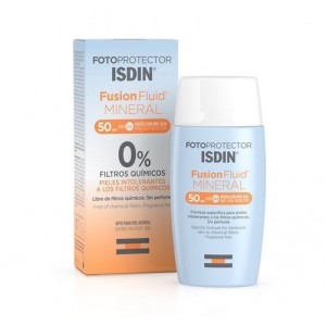 Fotoprotector Fusion Fluid MINERAL SPF 50+, 50ml. - Isdin