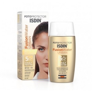 Fotoprotector Fusion Water Urban SPF 30, 50 ml. - Isdin 