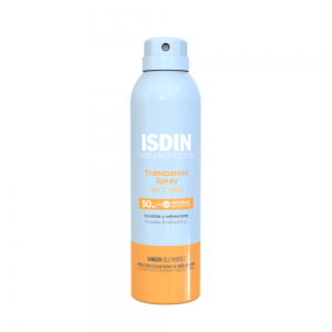 Fotoprotector Transparent Spray Wet Skin SPF 50, 250 ml. - Isdin