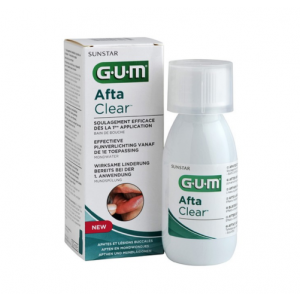 G.U.M Afta Clear Colutorio, 120 ml. - Sunstar