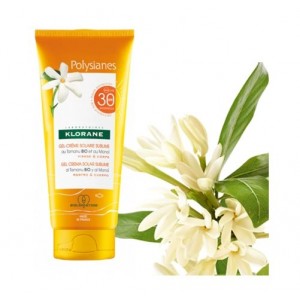 Gel-crema solar sublime SPF 30 al Monoi y Tamanu Bio, 200 ml. - Polysianes 
