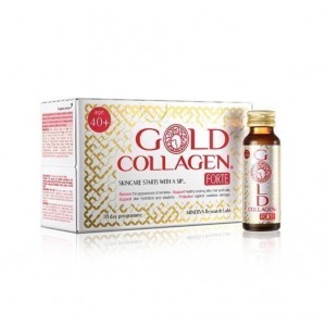 Gold Collagen Forte 10 frascos x 50 ml. - Areafar
