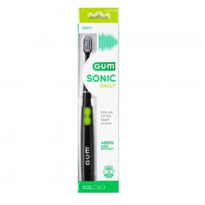 GUM Sonic Daily Cepillo de Dientes Sónico Negro – Sunstar