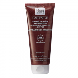 Hair System Champú Anticaída Antiseborreico, 200 ml. - Martiderm