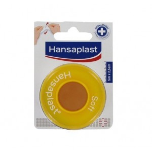 Hansaplast Esparadrapo Soft  5 m x 2.5 cm. - Eucerin