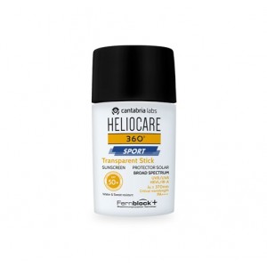 Heliocare 360 Sport Transparent Stick SPF 50+, 25 gr. - Cantabria Labs