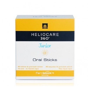 Heliocare 360º Junior Oral Sticks, 20 sobres - Cantabria Labs
