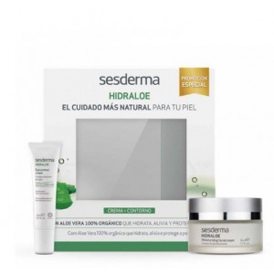Hidraloe Crema Facial, 50 ml. + Hidraloe Contorno de Ojos, 15 ml. - Sesderma