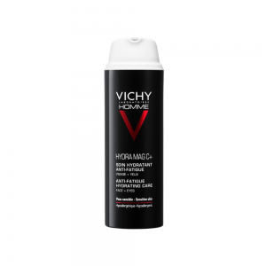 Homme Hydra Mag C + Tratamiento hidratante anti-fatiga Rostro + Ojos, 50 ml. - Vichy