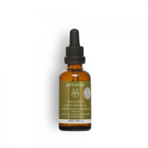 Holistic Hair Care Aceite Fortificante y Energizante para cuero Cabelludo con Propóleo y 5 aceites Esensciales, 50 ml. - Apivita