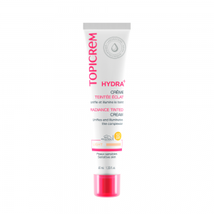 HYDRA+ Crema Tinta Color Claro SPF50, 40 ml. - Topicrem