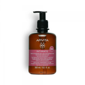 Intimate Care Gel Limpiador Suave para la Zona Íntima para una Protección Extra, 300 ml. - Apivita