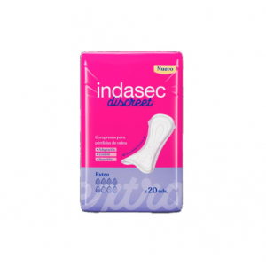 Indasec Discreet Extra Compresa Perdidas Leves, 20U. - Indasec