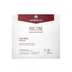 Iraltone Hair Efflu Booster, 30 Daily One-Shot x 15 ml. - Cantabria Labs