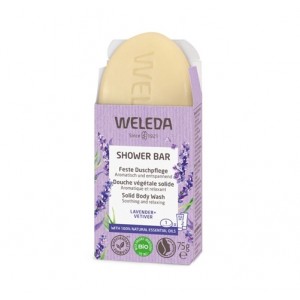 Jabón de Ducha Sólido Relajante Lavanda, 75 g. - Weleda