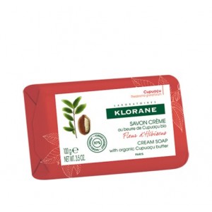 Jabón Crema Fleur d´Hibiscus, 100 ml. - Klorane