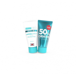 Lambda Control Desodorante Crema 48h Sin Alcohol + 2ª Und 50% Gratis, 50 ml + 50 ml.- Isdin