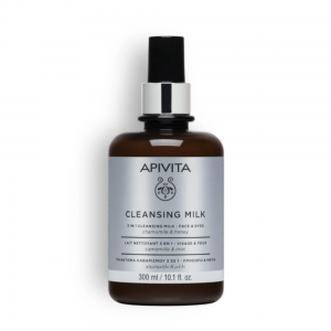 Leche Limpiadora 3 en 1 Rostro y Ojos, 300 ml. - Apivita