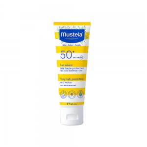 Leche Solar Facial muy alta Protección SPF50+, 40 ml. - Mustela