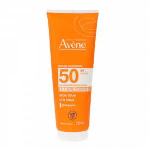 Leche Solar SPF50, 100% Invisible, 250 ml.- Avene
