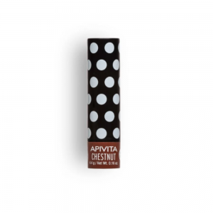 Lip Care Bálsamo Labial con Color con Castaña, 4,4 g. - Apivita