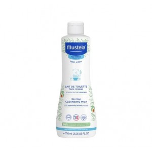 Loción Limpiadora sin aclarado con Aguacate Bio, 750 ml. - Mustela