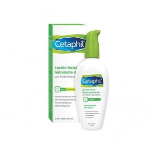 Loción Facial Hidratante de Día con Ácido Hialurónico, 88 ml. - Cetaphil