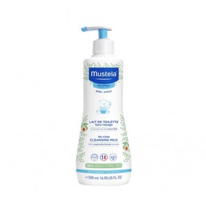 Loción Limpiadora sin aclarado con Aguacate Bio, 500 ml. - Mustela