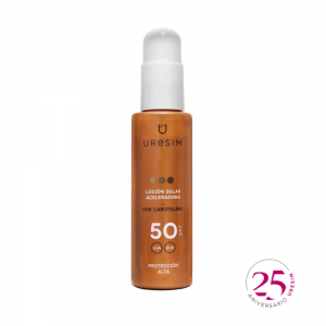Loción Solar Acelerador del Bronceado SPF50, 100 ml. - Uresim