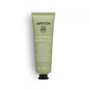 Mascarilla Facial de Limpieza Profunda con Arcilla Verde, 50 ml. - Apivita