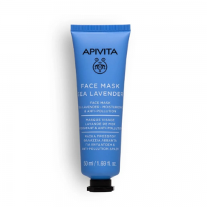 Mascarilla Facial Hidratante y Anti-polucion con Lavanda de Mar, 50 ml. - Apivita