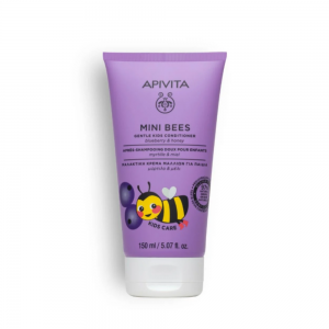 Mini Bees Acondicionador Suave para Niños con Arándanos y Miel, 150 ml. - Apivita