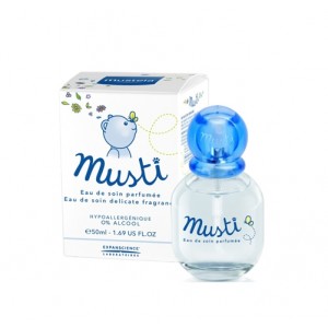 Musti Eau de Soin - Perfume Bebé, 50 ml. - Mustela