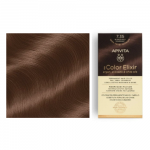 My Color Elixir N7.35, Rubio Dorado Caoba. - Apivita