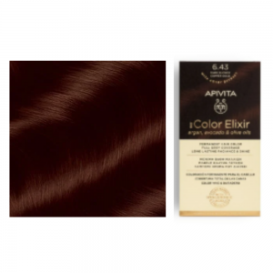 My Color Elixir N6.43, Rubio Oscuro Cobrizo Dorado. - Apivita