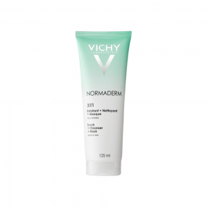 Normaderm 3 en 1 Exoliante, Limpiador + Mascarilla, 125 ml. - Vichy