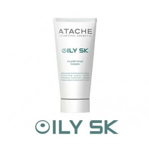 OILY SK Mascarilla Purificante Facial, 100 ml. - Atache