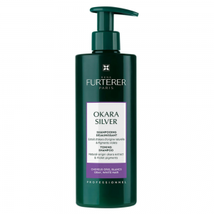 Okara Silver Champú Anti-amarilleo, 500 ml. - René Furterer